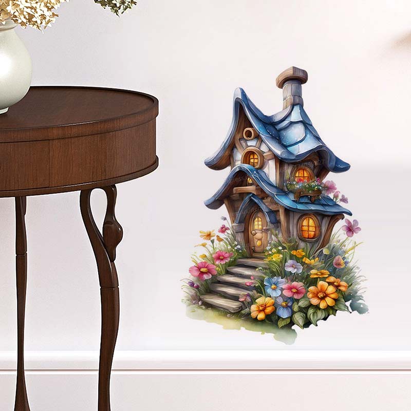 The Dwarf's House Wall Sticker - Pvc Panel Background ulasan dan harga