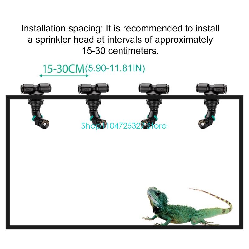 D8KF Rainforests Tanks Fog Spr - Misting Nozzle Reptile ulasan dan harga