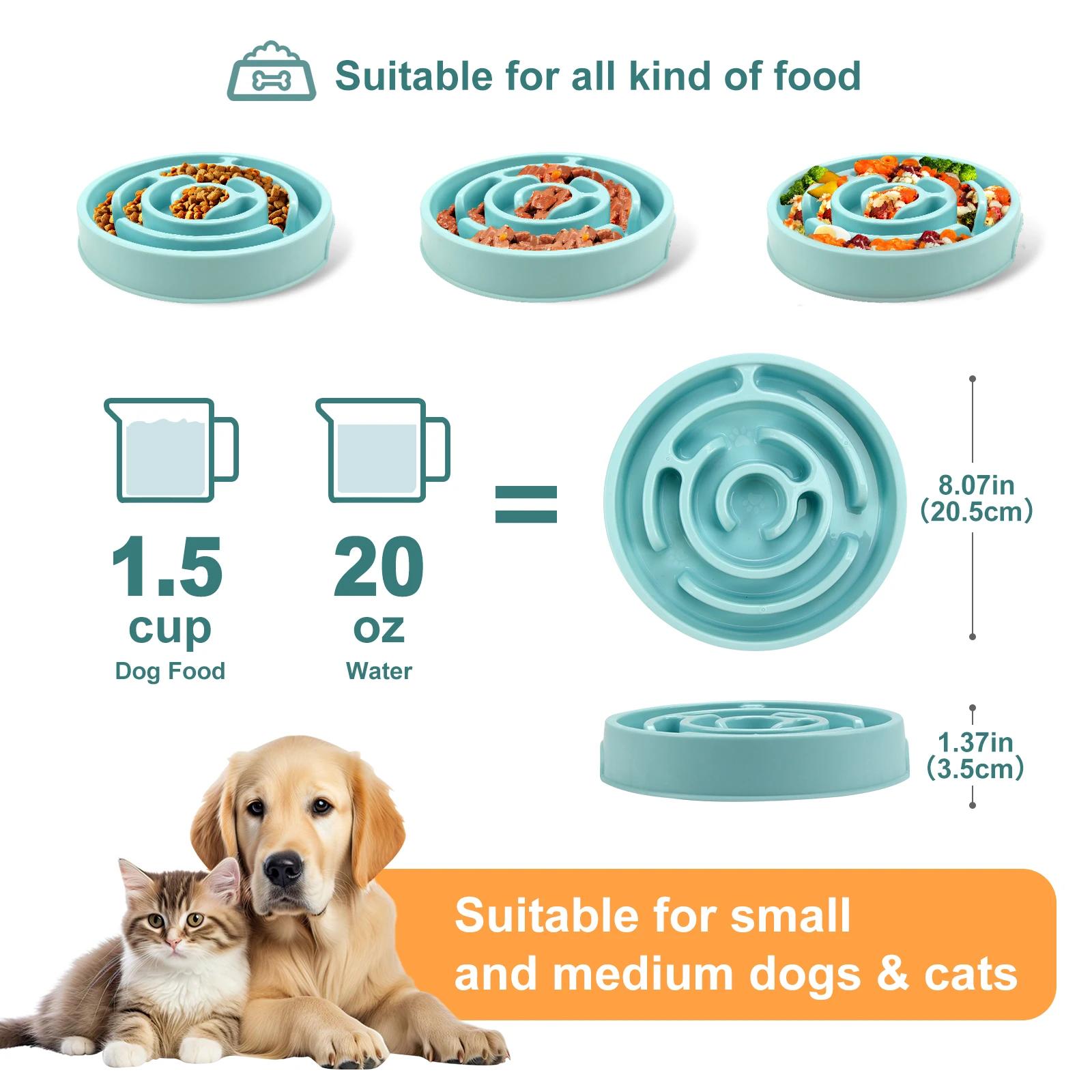 Pet Dog Slow Feeder Bowl Fun N - Royal Canin Food Medium ulasan dan harga